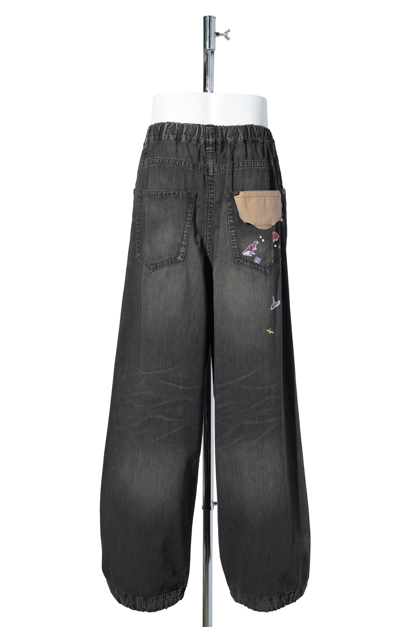 "GR8 EXCLUSIVE" LIGHT WIDE JEANS / BLACK