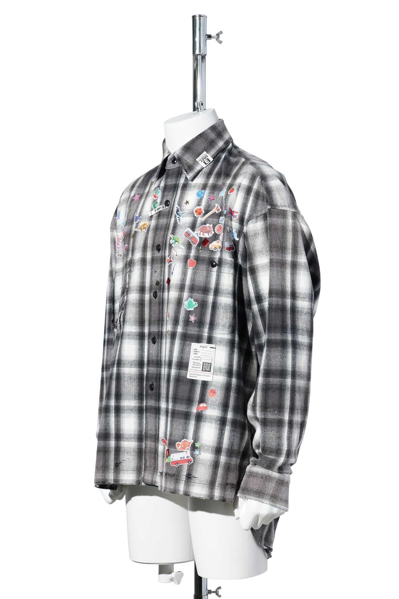 "GR8 EXCLUSIVE" VINTAGE LIKE CHECK L / BLACK