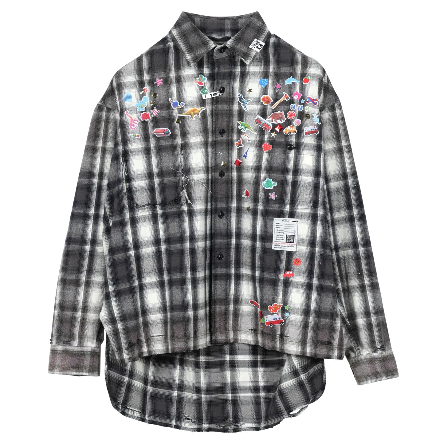 "GR8 EXCLUSIVE" VINTAGE LIKE CHECK L / BLACK