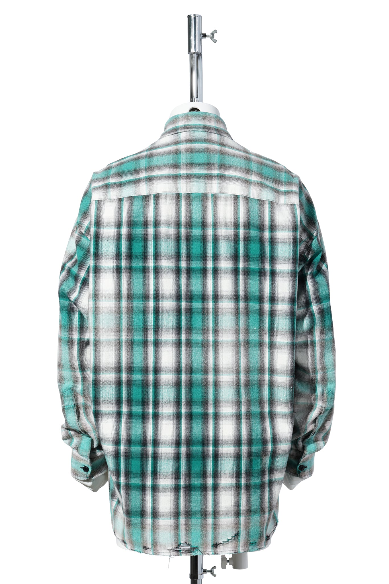 "GR8 EXCLUSIVE" VINTAGE LIKE CHECK L / GREEN