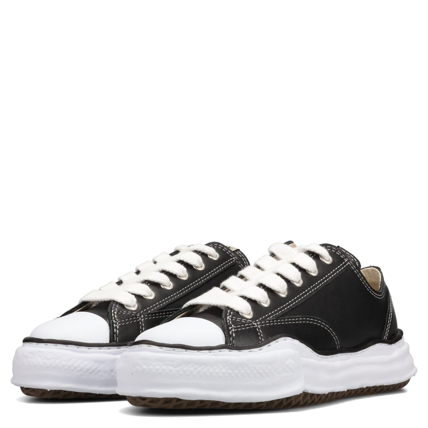 OG LEATHER LOW SNEAKER / 018:BLACK