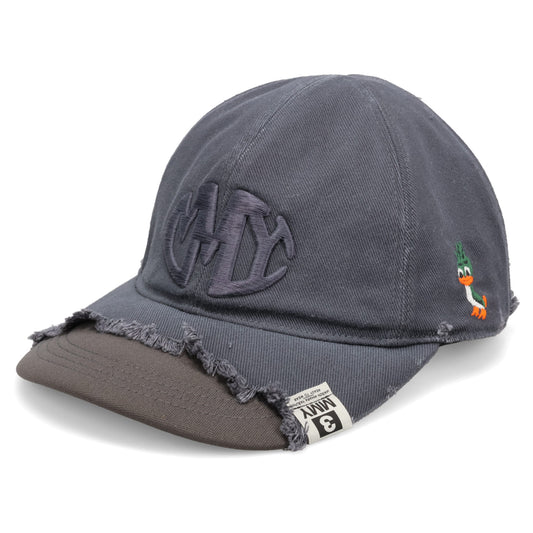 CRUSHED DETAIL CAP / GRAY