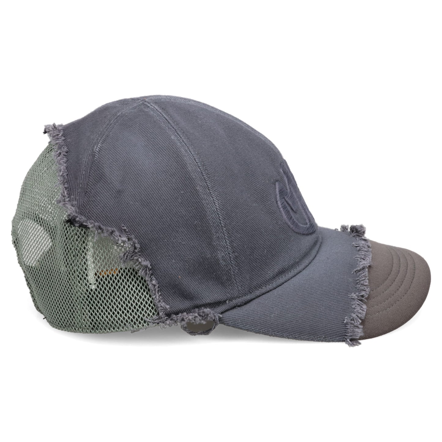 CRUSHED DETAIL CAP / GRAY