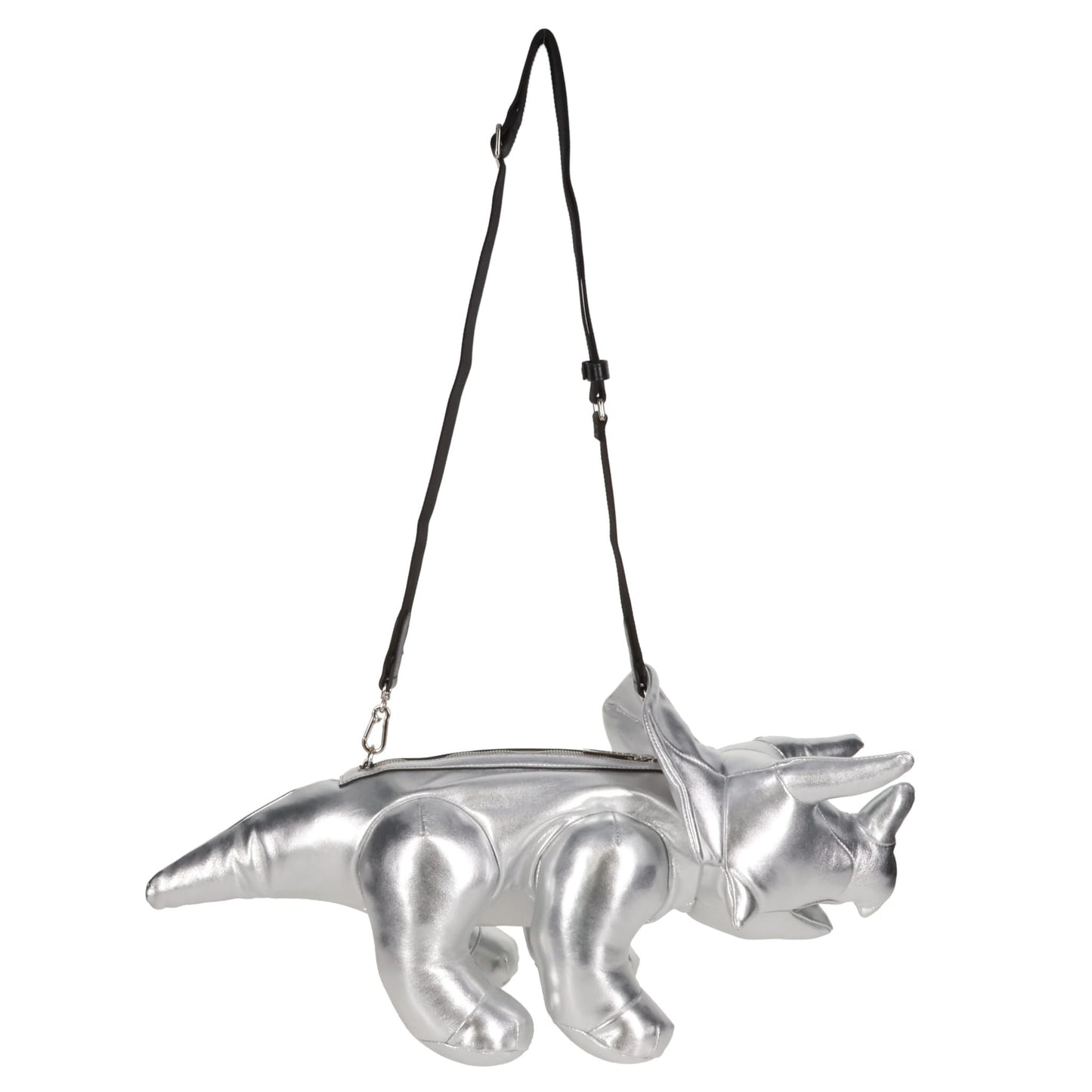 TRICERATOPS SHOULDER BAG / SILVER