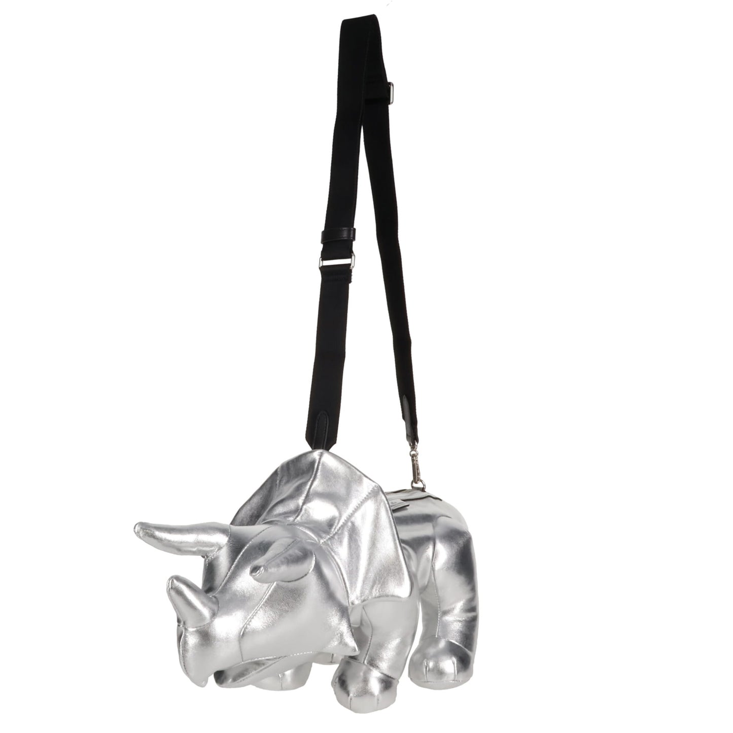 TRICERATOPS SHOULDER BAG / SILVER