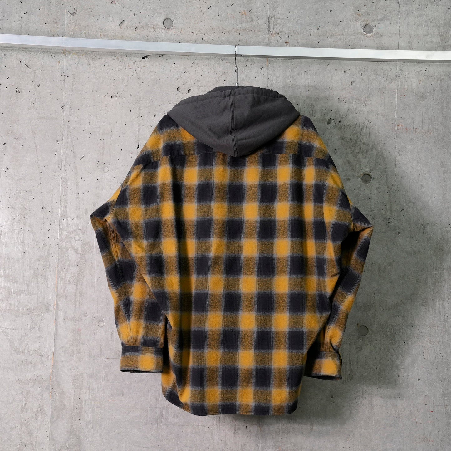 DOUBLE LAYERED SHIIRT / YELLOW