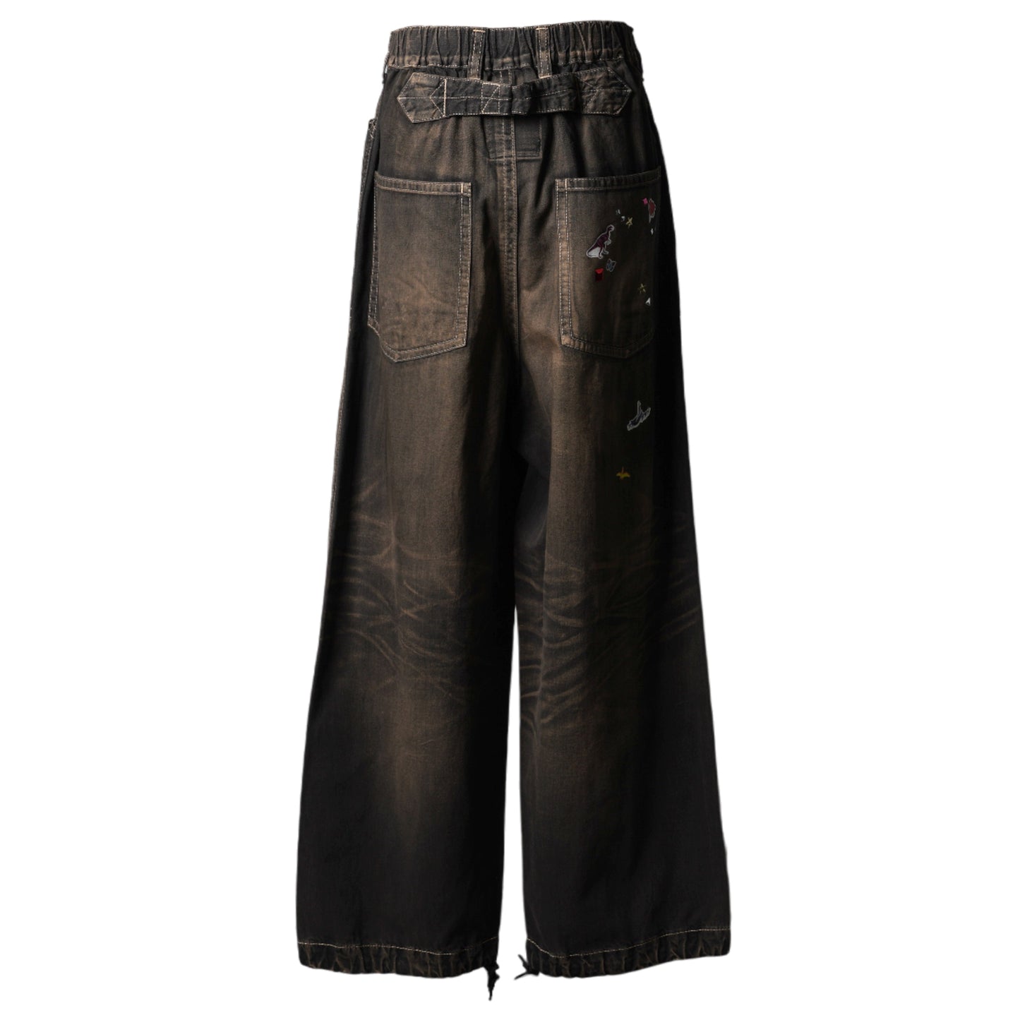 BAKER JEANS W STICKE / BLACK