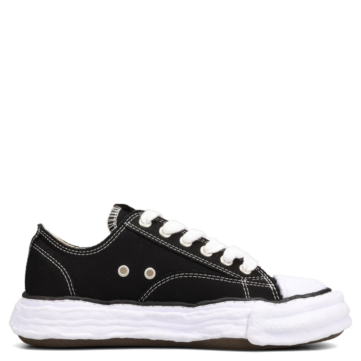PETERSON 23 / ORIGINAL SOLE CANVAS LOW-TOP SNEAKER / 018:BLACK