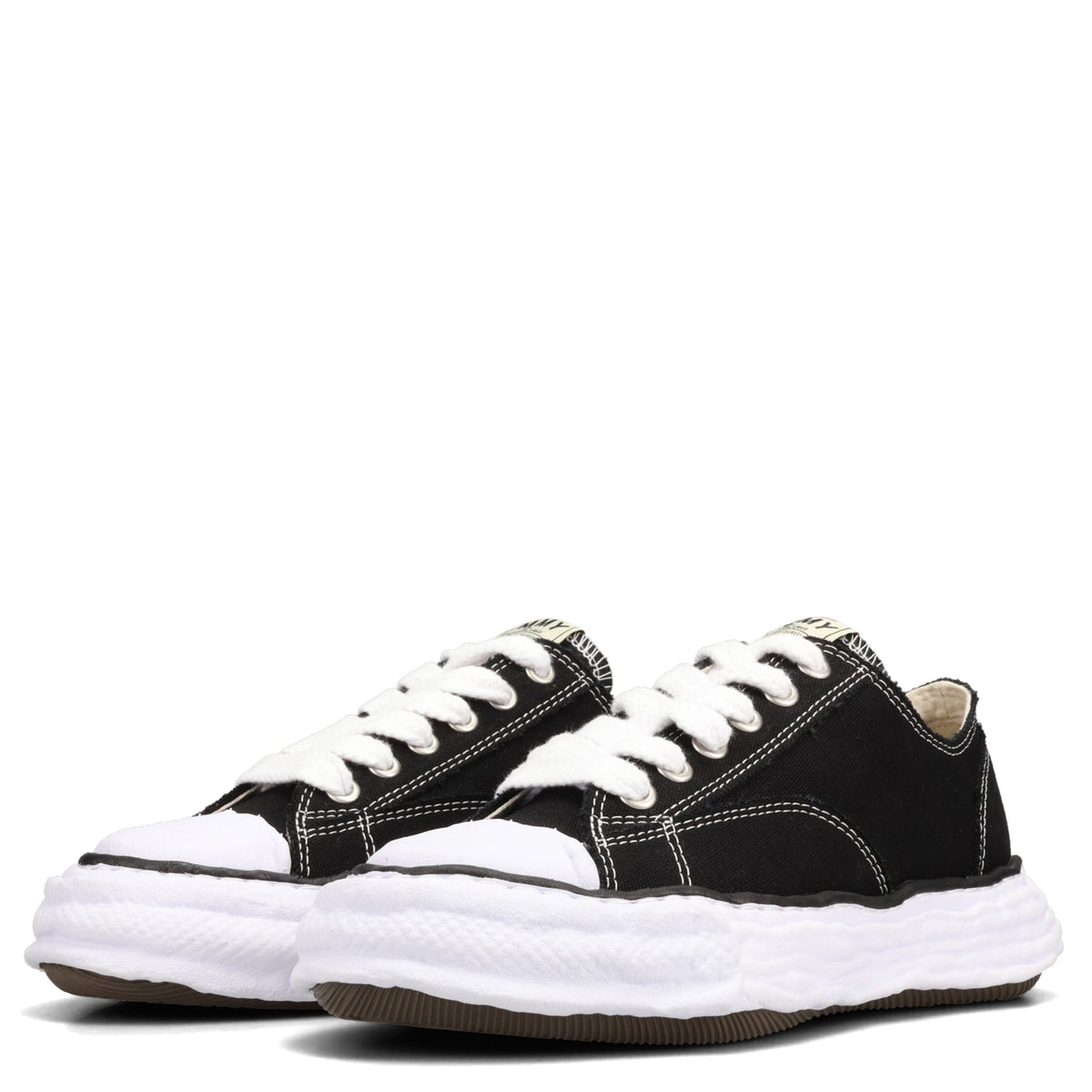 PETERSON 23 / ORIGINAL SOLE CANVAS LOW-TOP SNEAKER / 018:BLACK