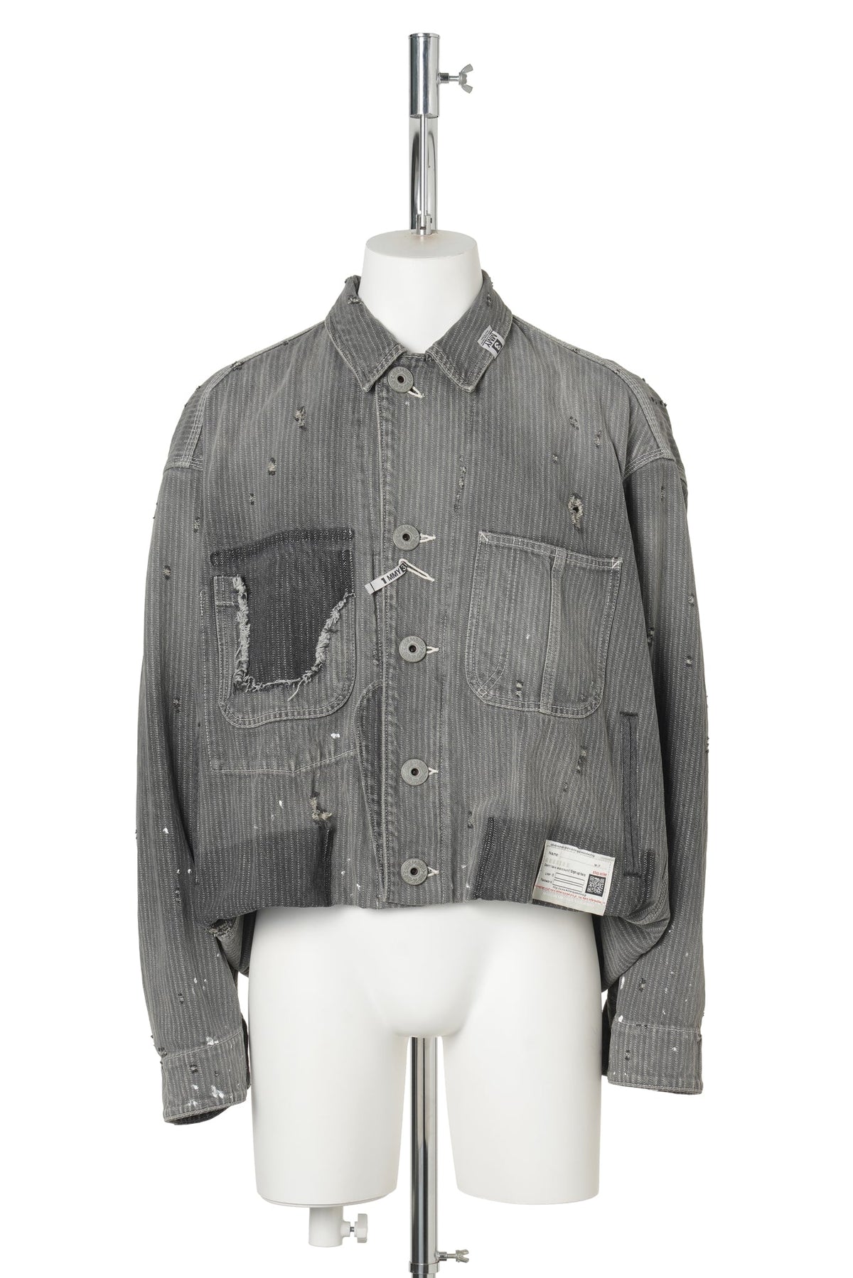 BOTTOM FOLDED CHORE JK / BLACK