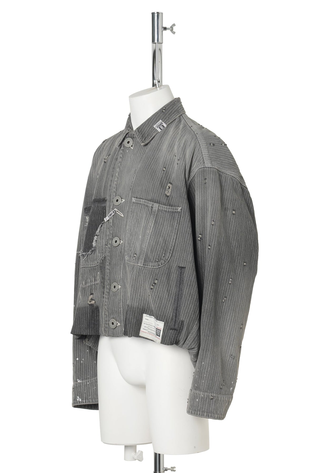 BOTTOM FOLDED CHORE JK / BLACK