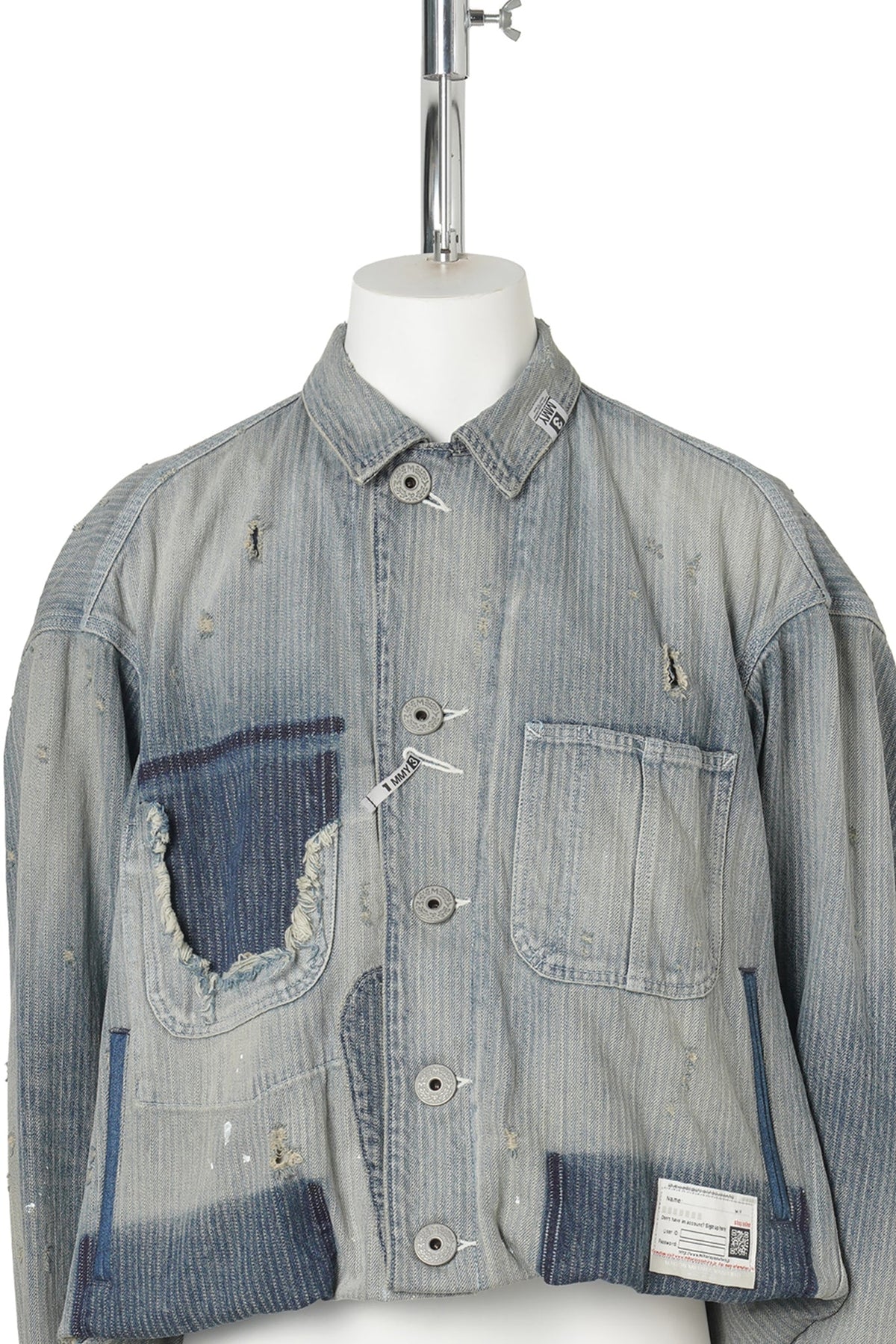 BOTTOM FOLDED CHORE JK / INDIGO