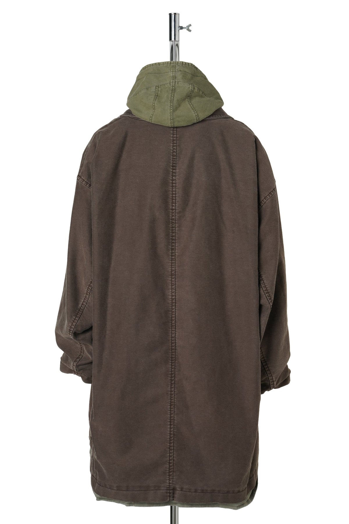 TRIPLE LAYERED COAT / BROWN