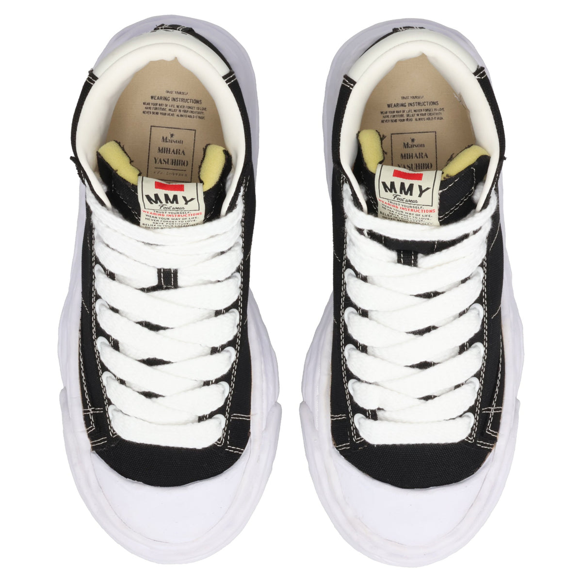 JACKSON CANVAS HIGH-TOP SNEAKERS / 018:BLACK