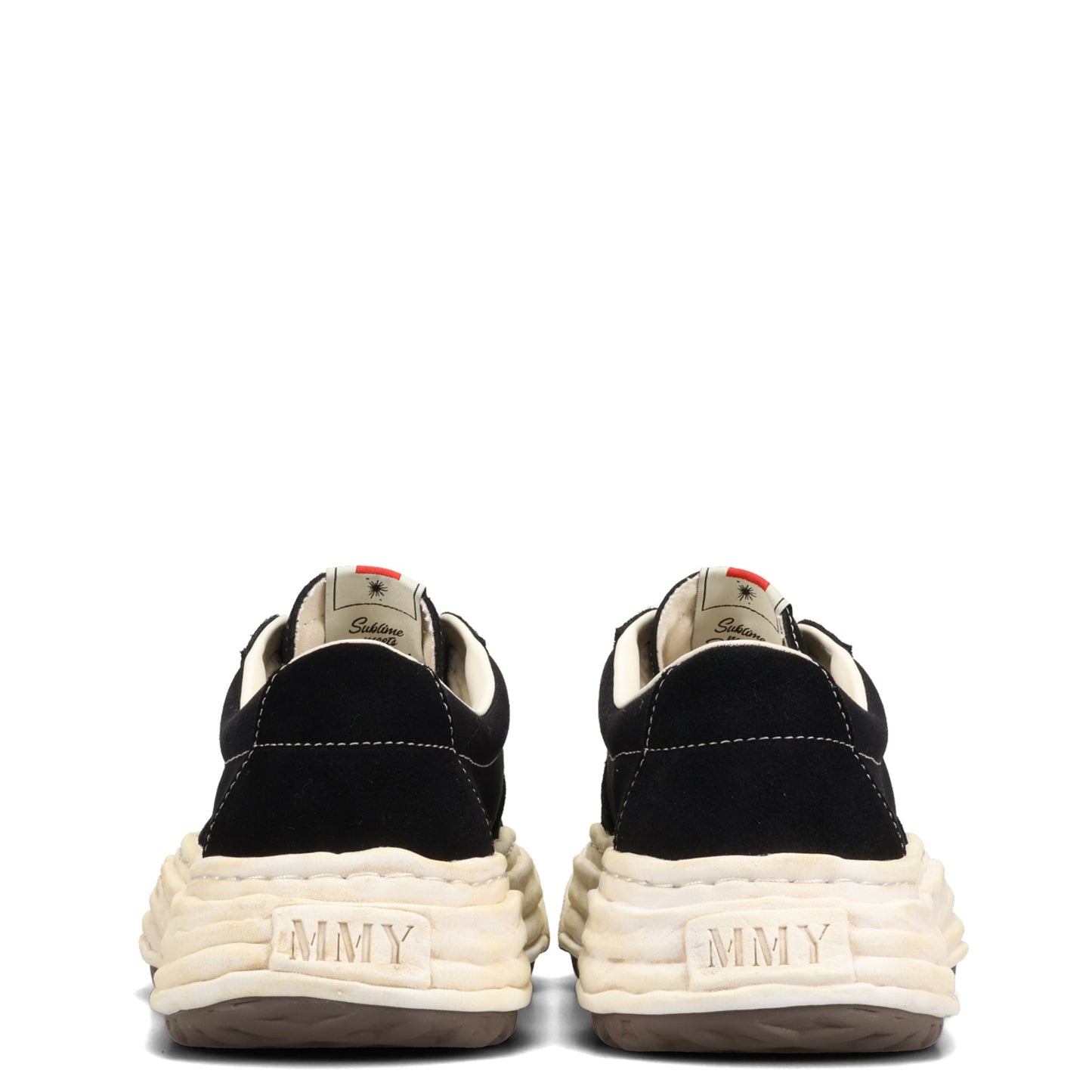 ERIC OVERDYED CANVAS LOW-TOP SNEAKERS / 018:BLACK