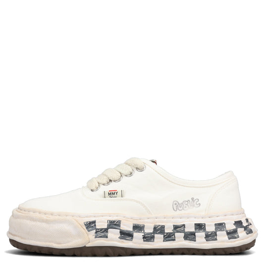 BAKER26 GRAFFITI SOLE LOW-TOP SNEAKERS / 011:WHITE