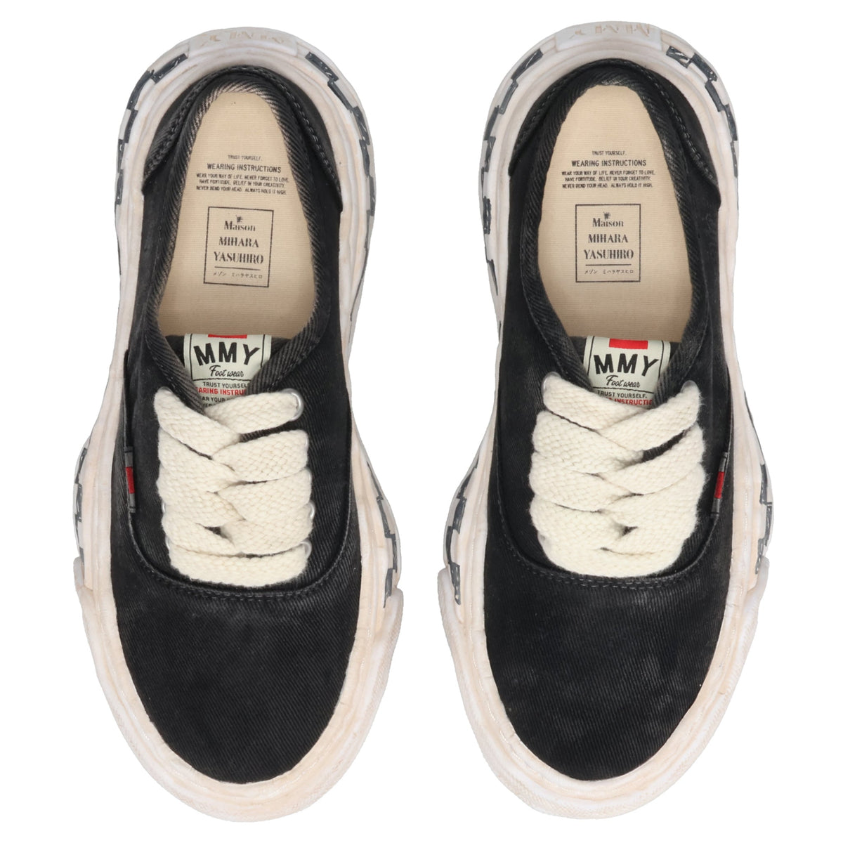 BAKER26 GRAFFITI SOLE LOW-TOP SNEAKERS / 018:BLACK