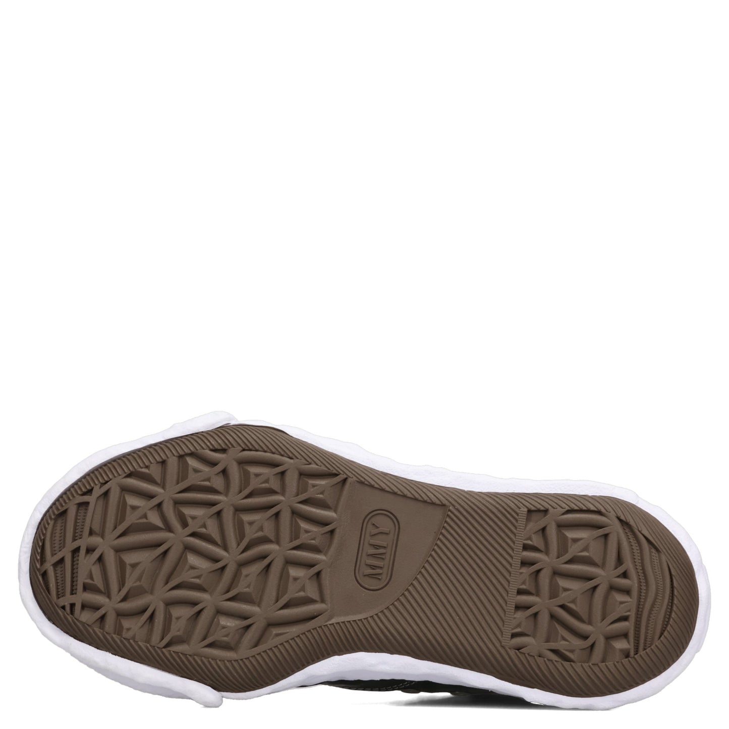 PETERSON23 WRINKLED LEATHER LOW-TOP SNEAKERS / 056:GREEN