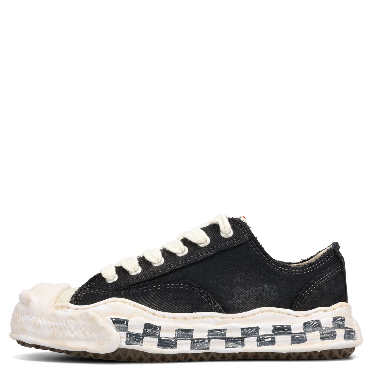 HANK GRAFFITI SOLE LOW-TOP SNEAKERS / 018:BLACK