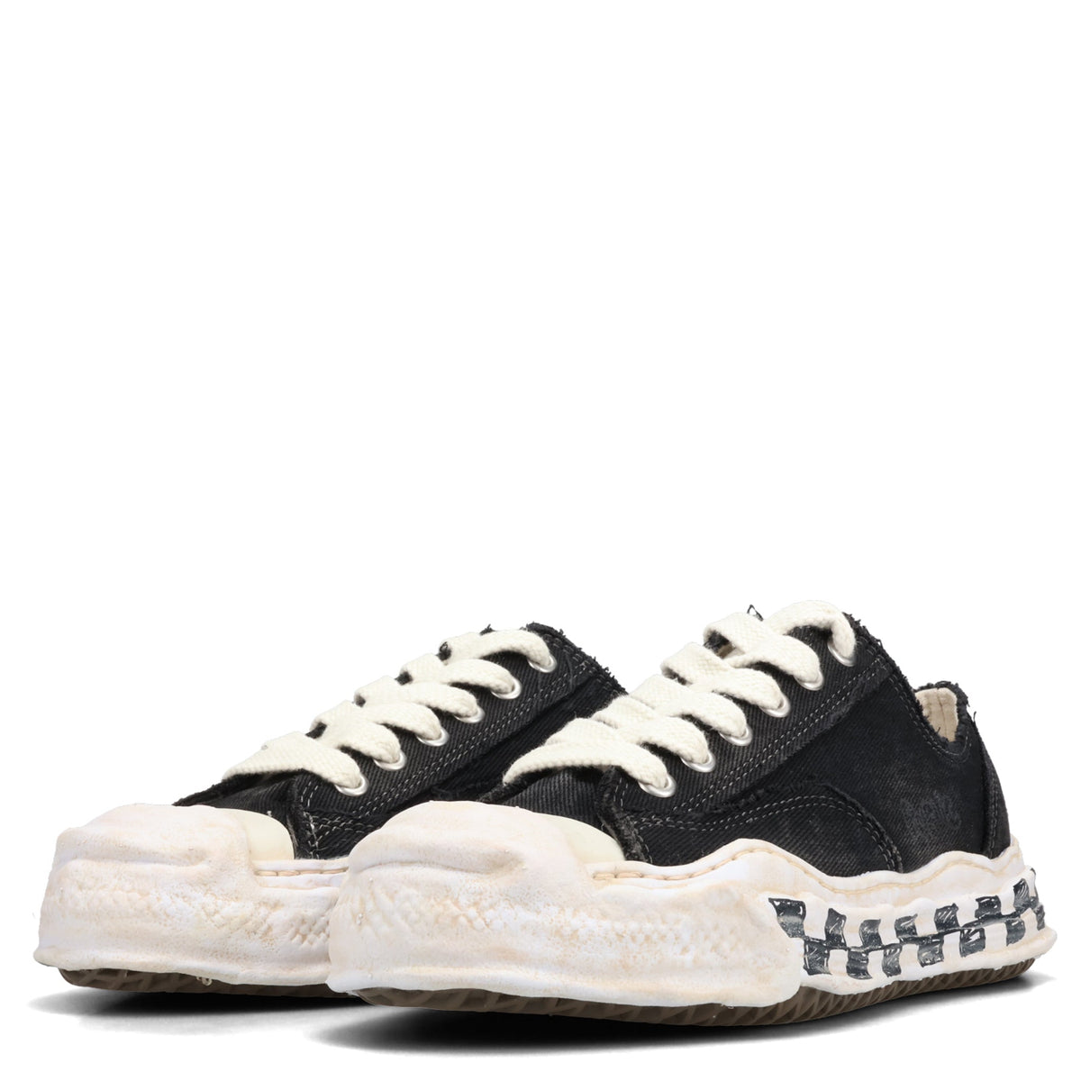 HANK GRAFFITI SOLE LOW-TOP SNEAKERS / 018:BLACK