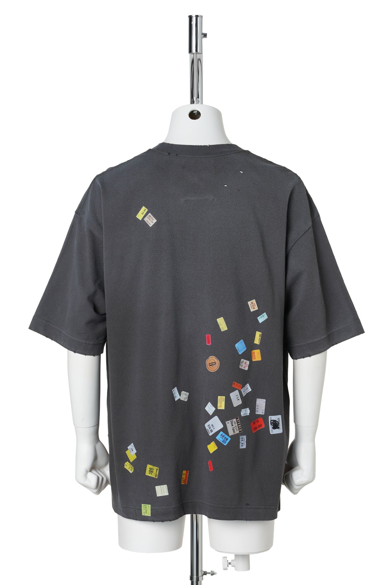 PRICE STICKER TEE / BLACK