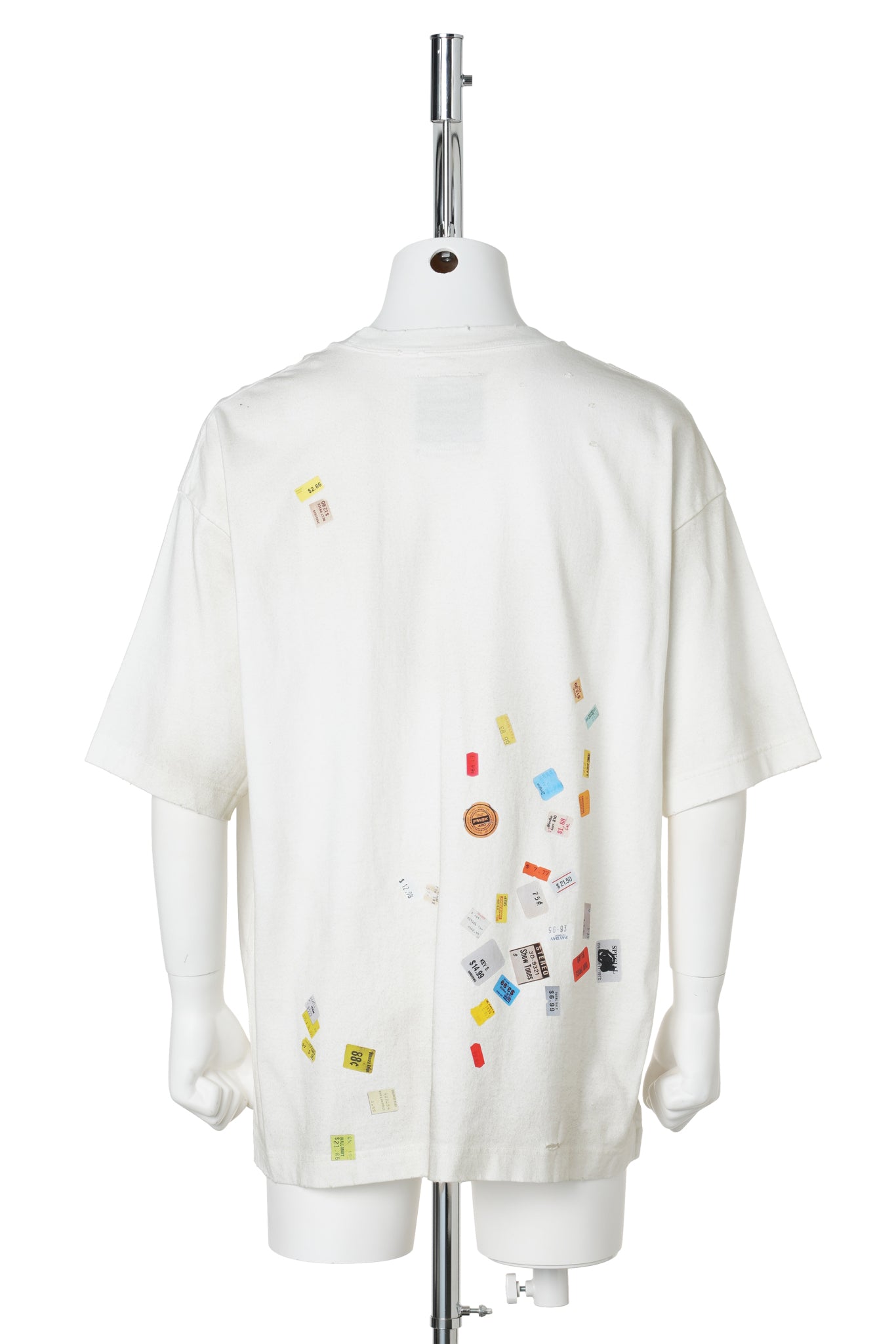 PRICE STICKER TEE / WHITE