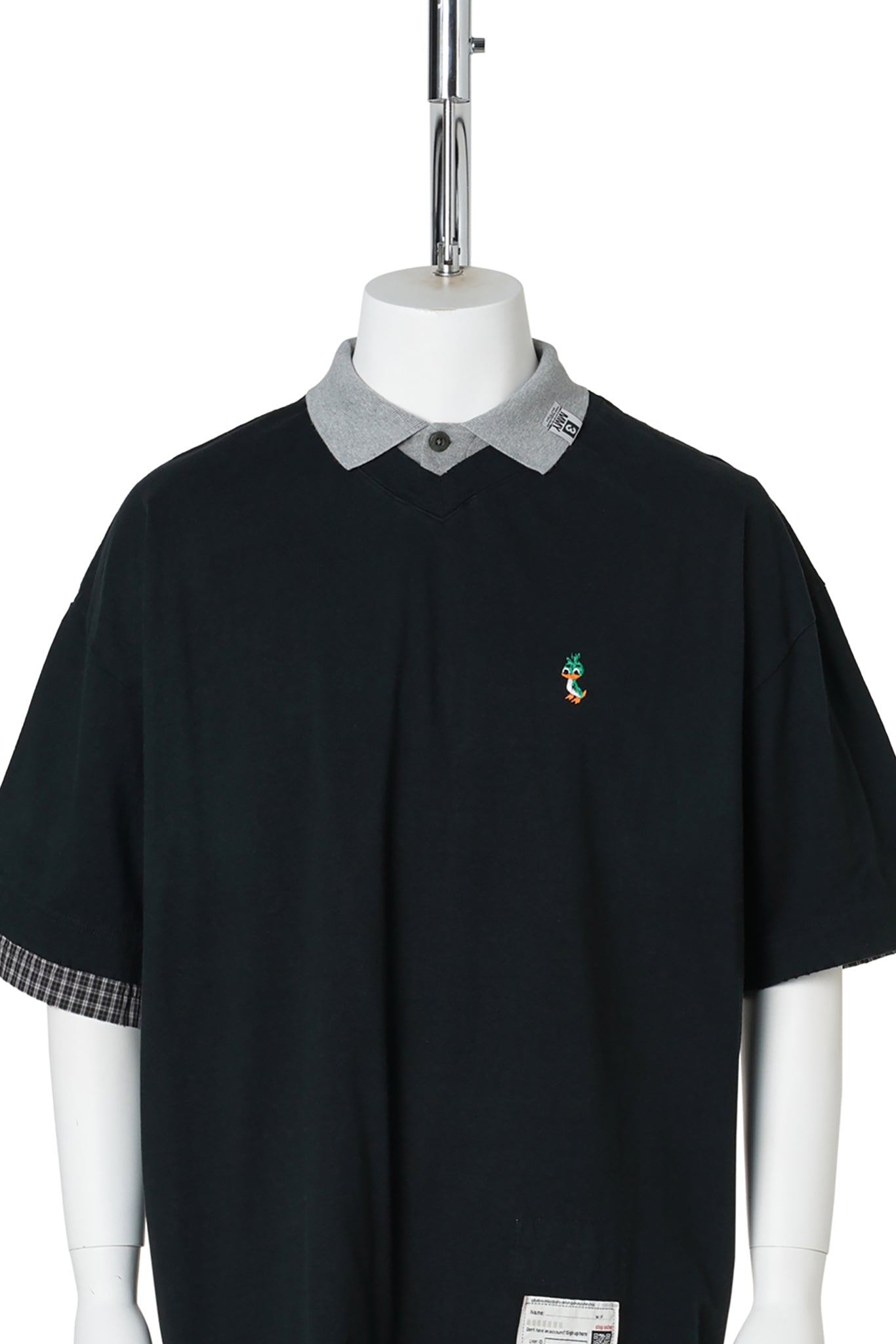 TRIPLE LAYERED TEE / BLACK