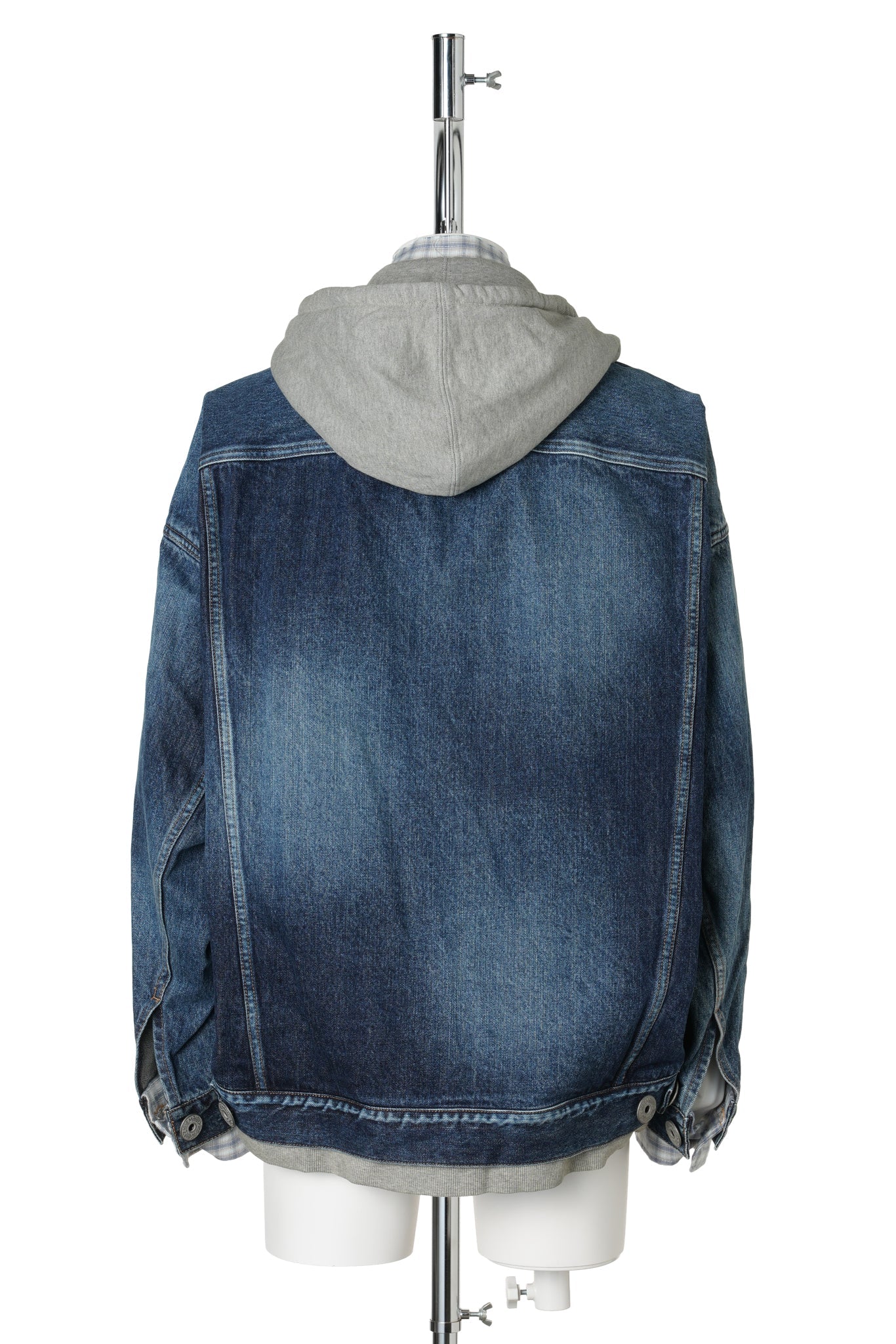 TRIPLE LAYERED DENIM JACKET / INDIGO