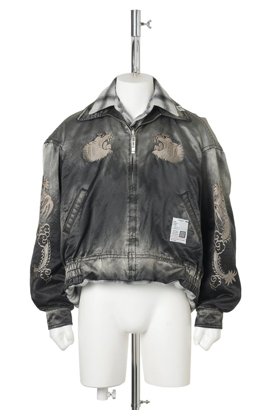 REVERSIBLE PUFFER JACKET / BLACK
