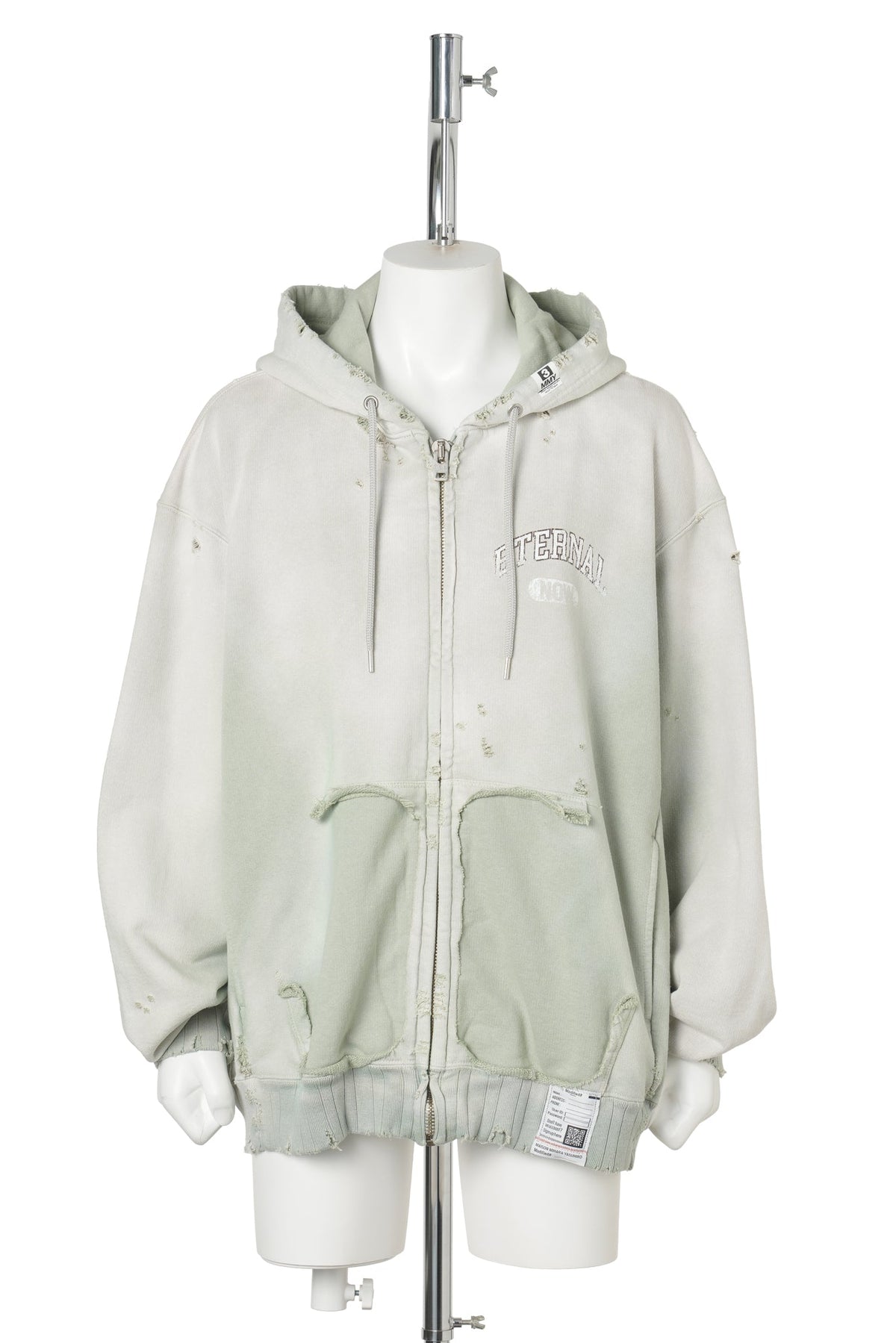 SUN FADED SWEAT PARKA / GREEN