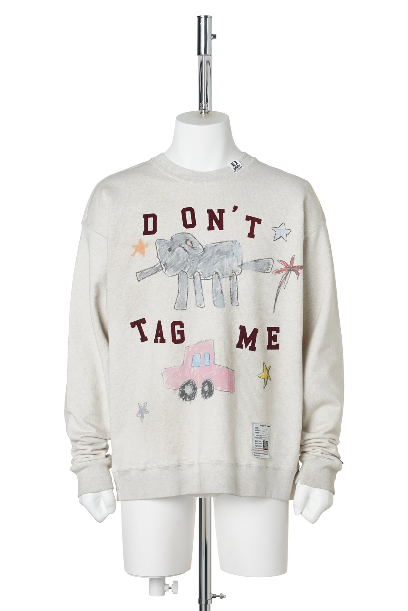 KIDS DOODLE SWEAT PULLOVER / WHITE