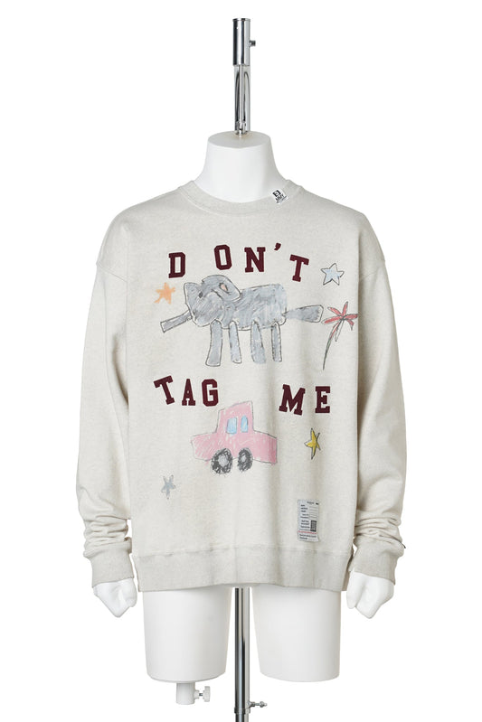 KIDS DOODLE SWEAT PULLOVER / WHITE