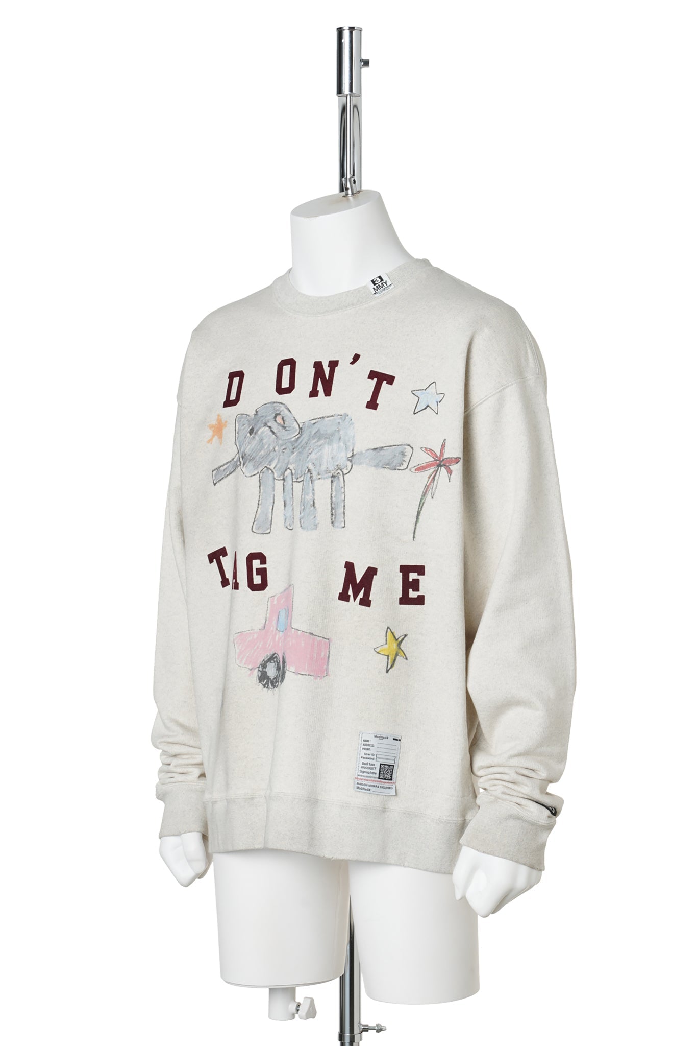 KIDS DOODLE SWEAT PULLOVER / WHITE