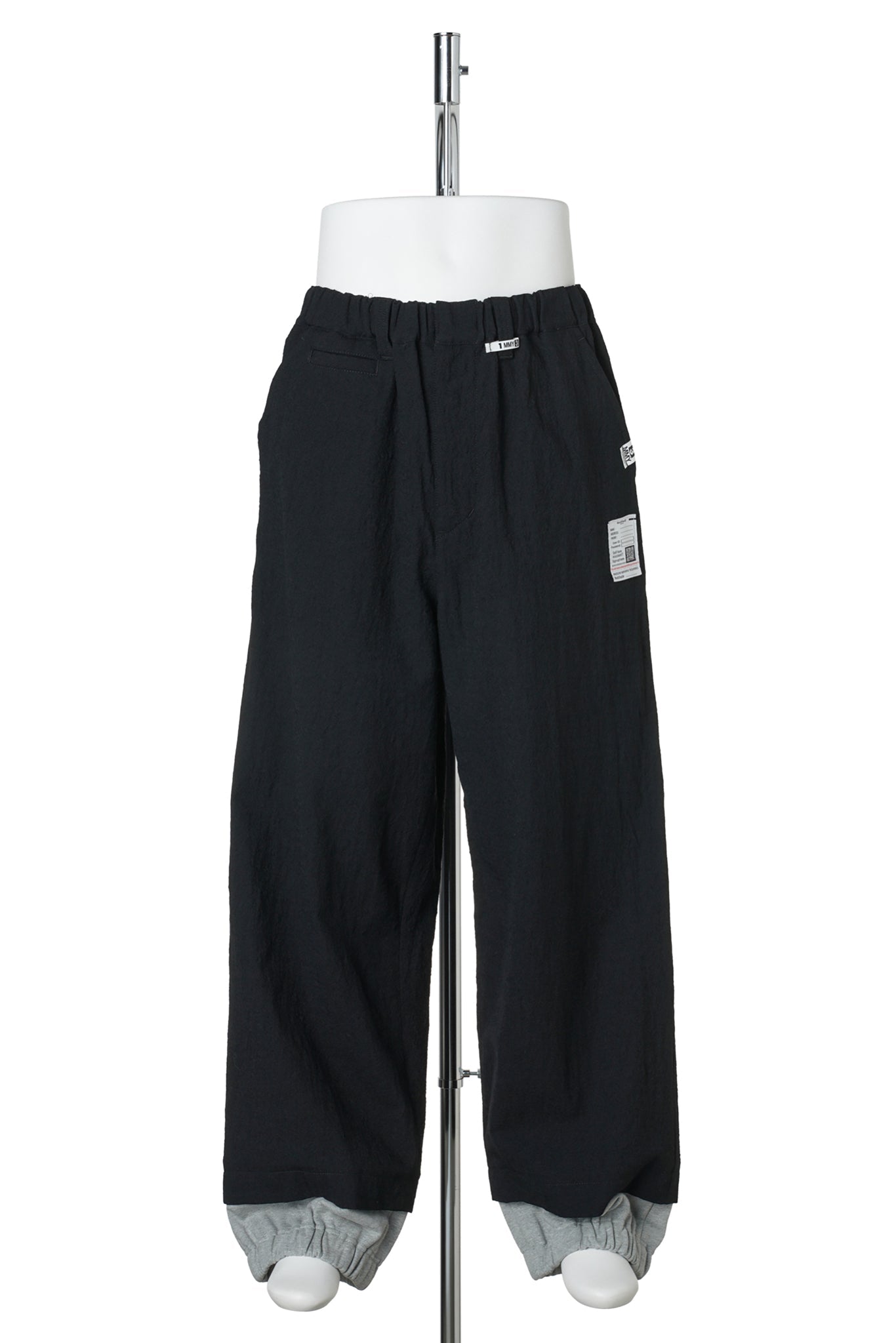BOTTOM LAYERD TROUSERS / BLACK
