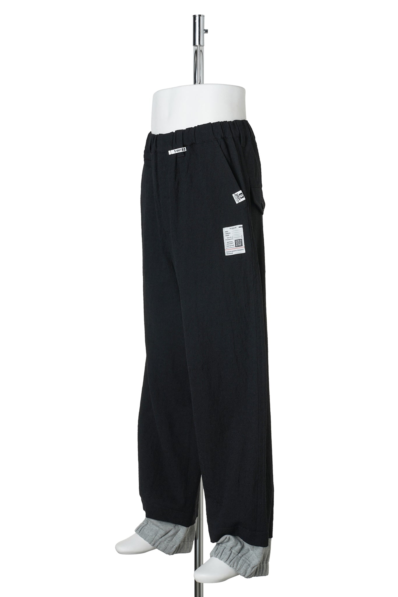 BOTTOM LAYERD TROUSERS / BLACK