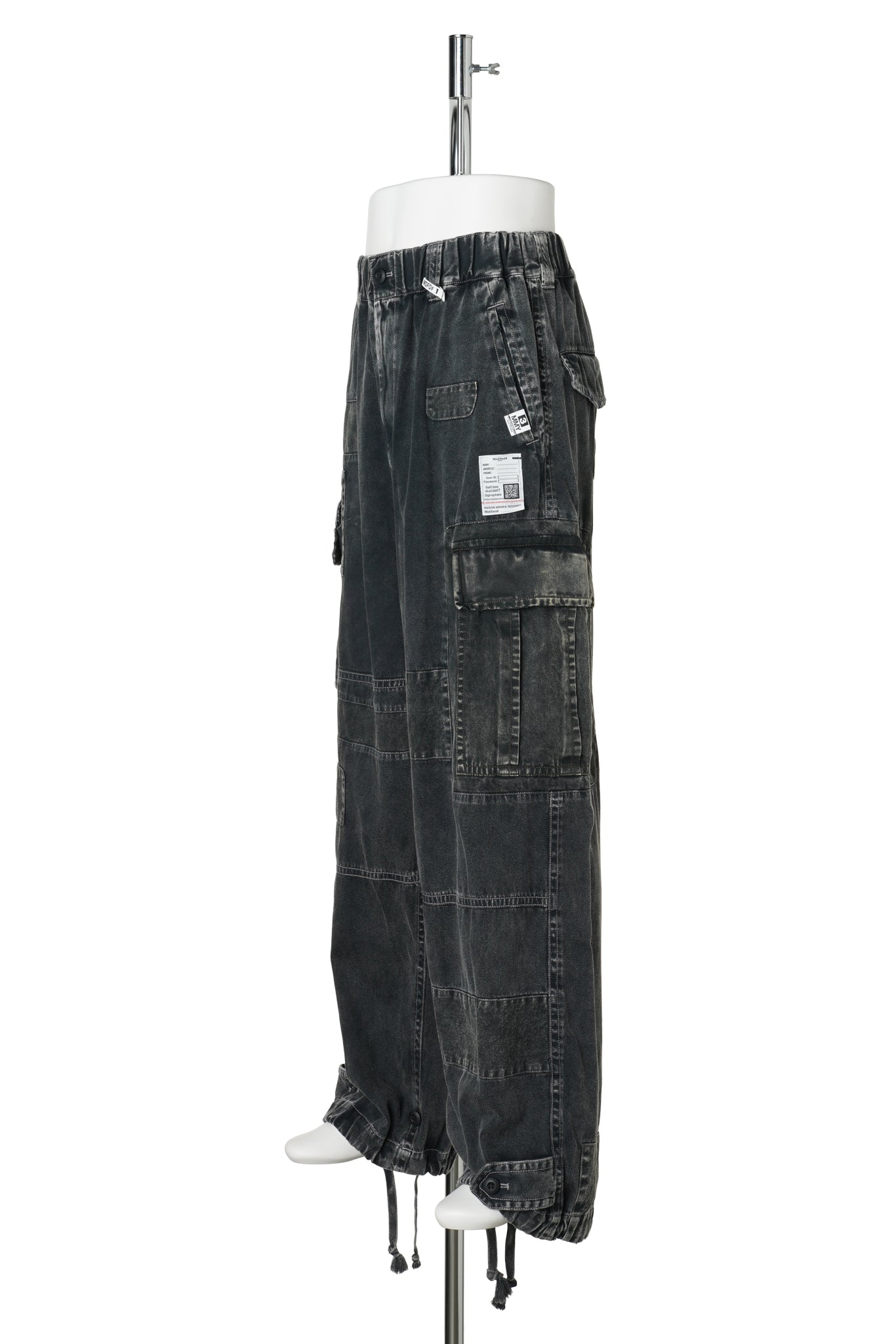 REPAIR CARGO TROUSERS / BLACK