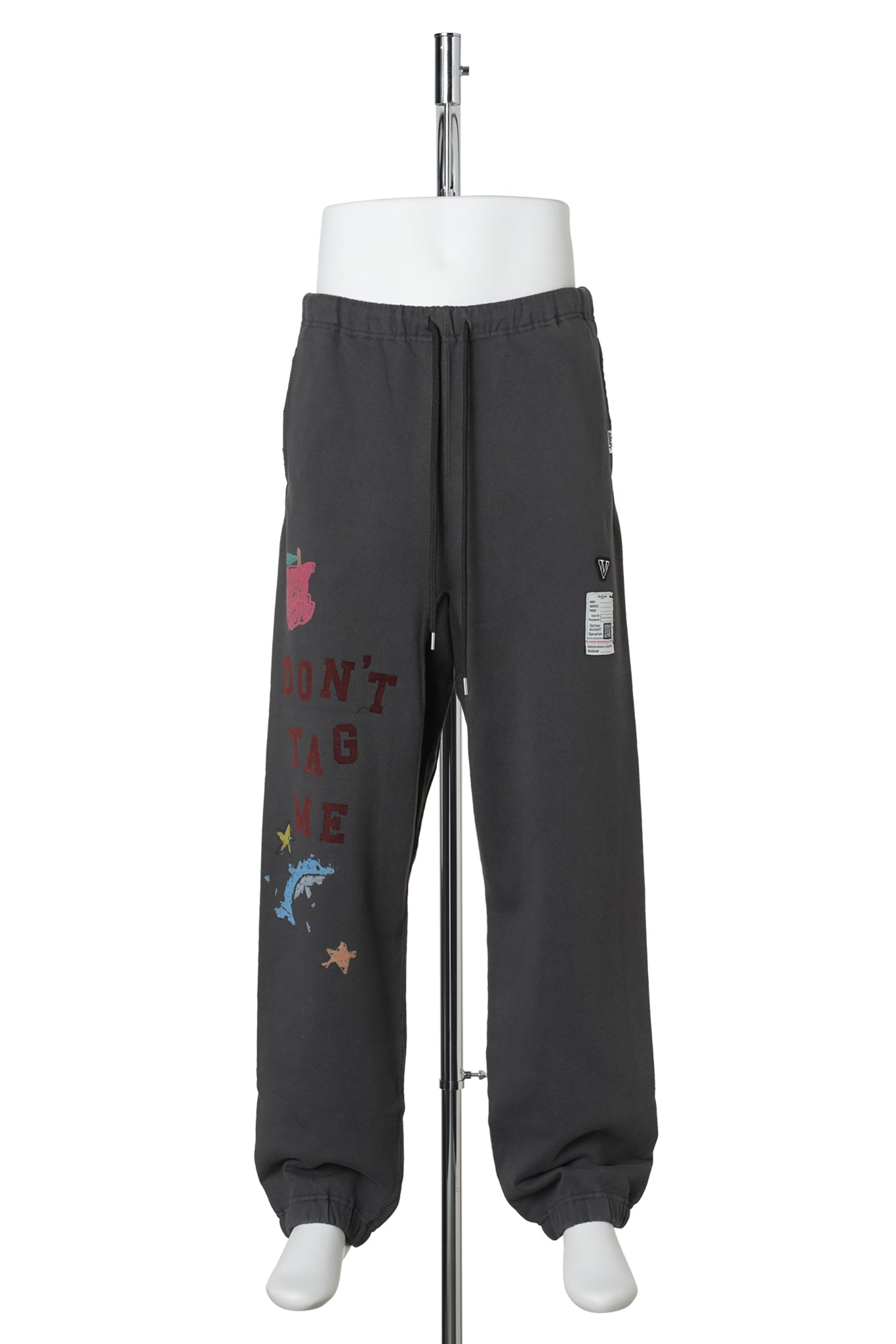 KIDS DOODLE SWEAT PANTS / BLACK