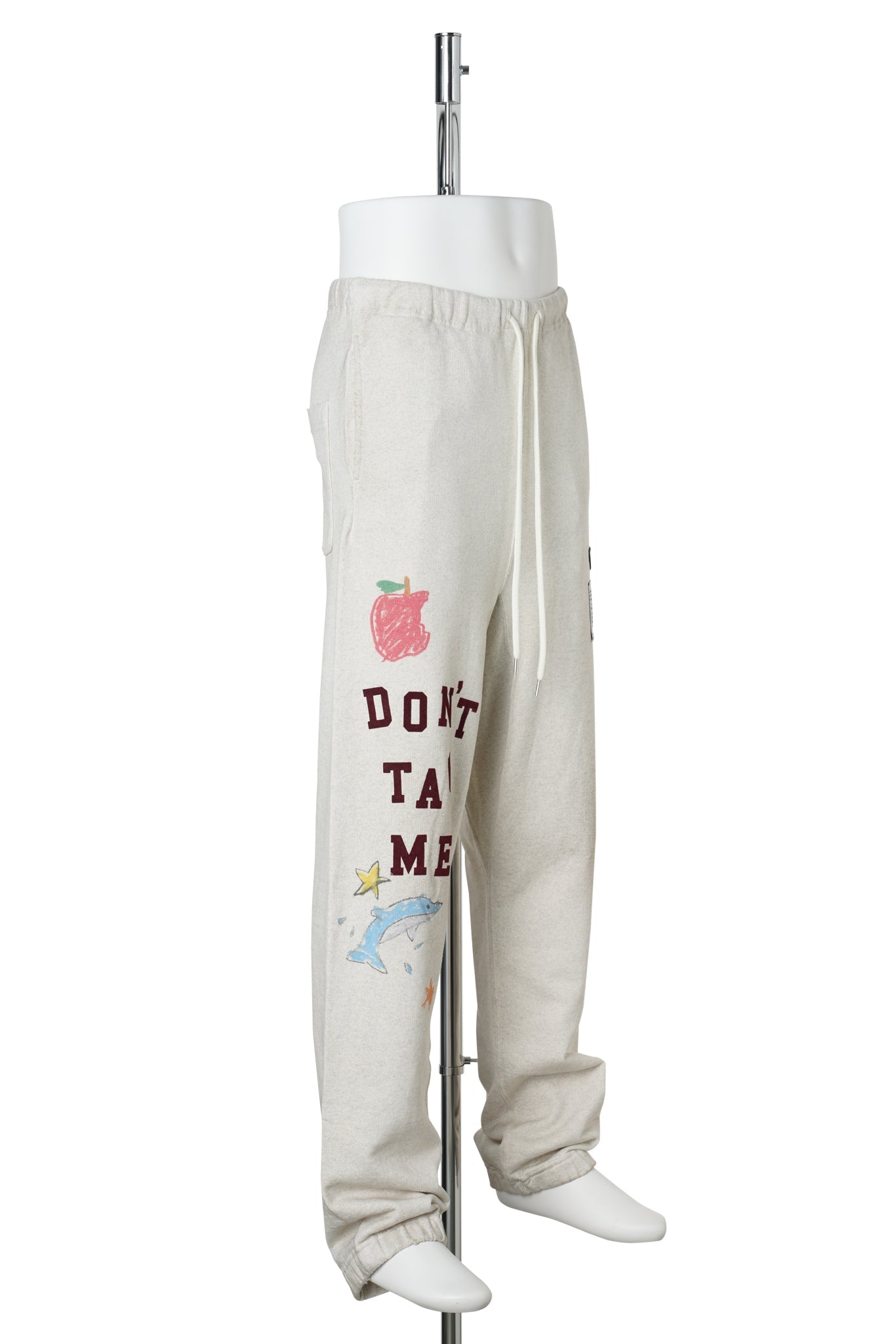 KIDS DOODLE SWEAT PANTS / WHITE