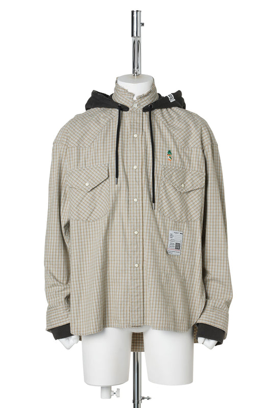 SWEAT HOODIE L/S SHIRTS / BLUE