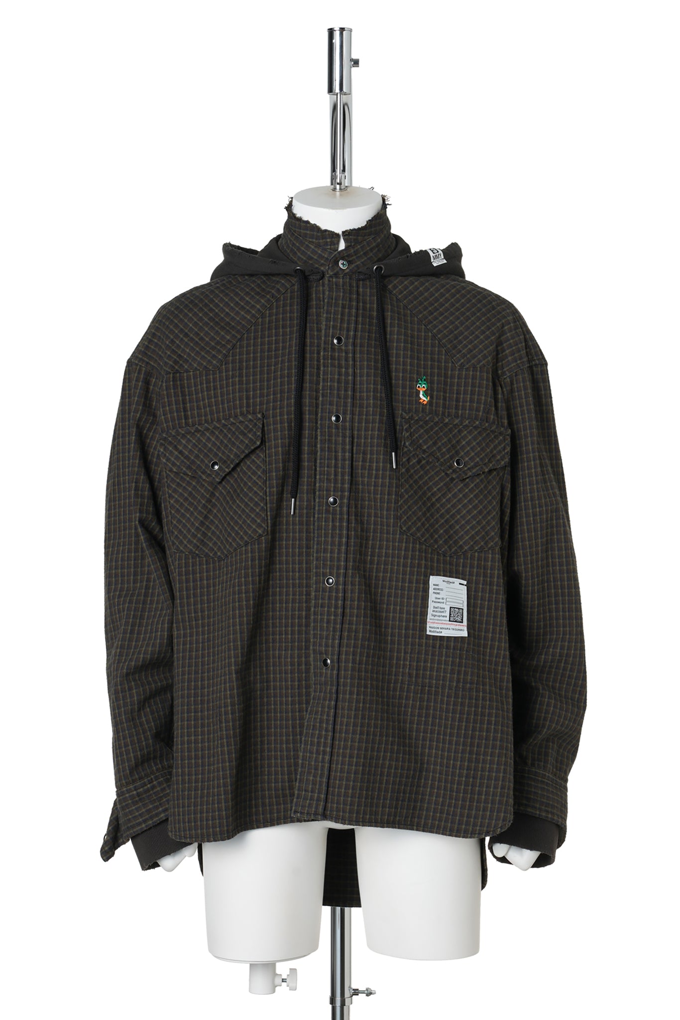 SWEAT HOODIE L/S SHIRTS / BLACK