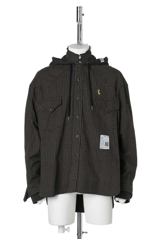 SWEAT HOODIE L/S SHIRTS / BLACK