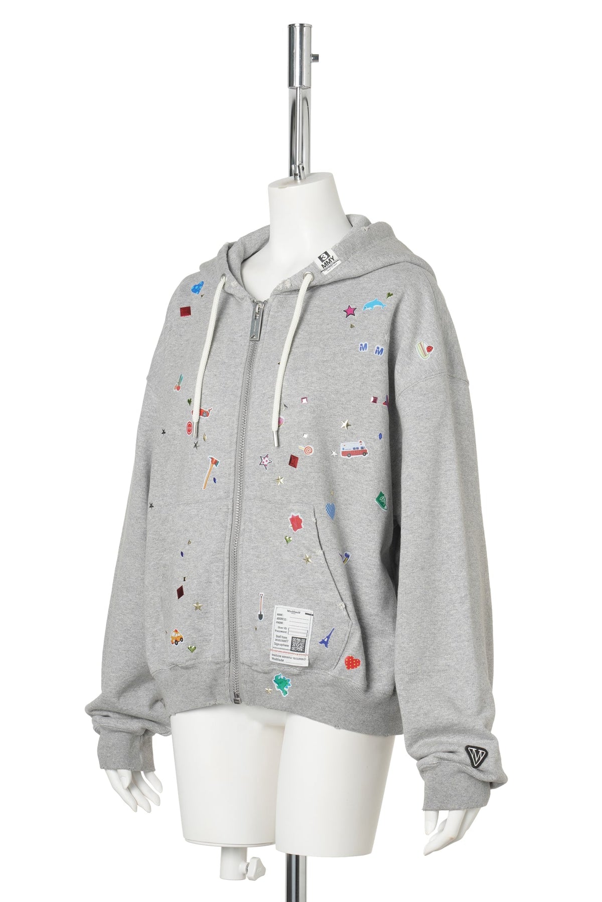 KIDS STICKER PARKA / GRAY