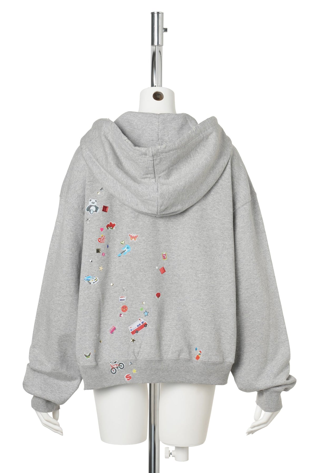 KIDS STICKER PARKA / GRAY