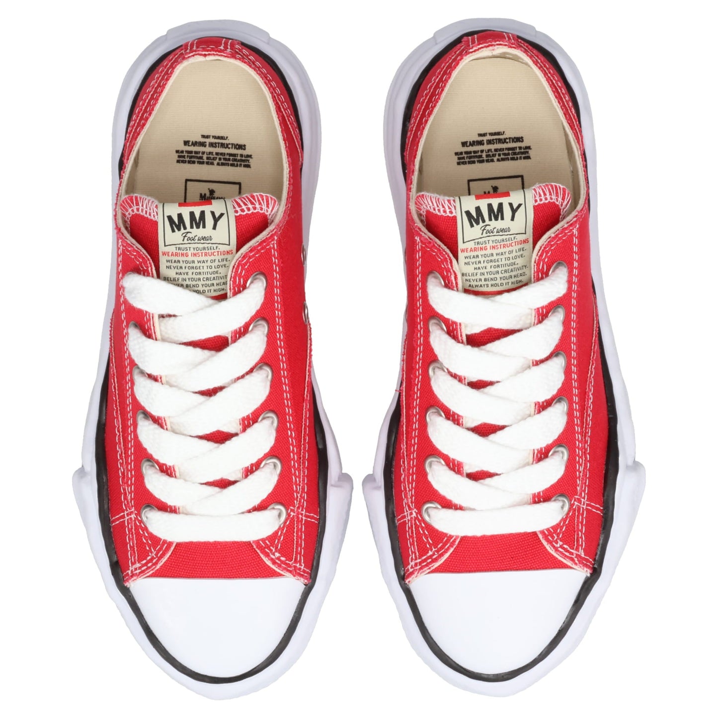 PETERSON / ORIGINAL SOLE CANVAS LOW-TOP SNEAKER / 046:RED