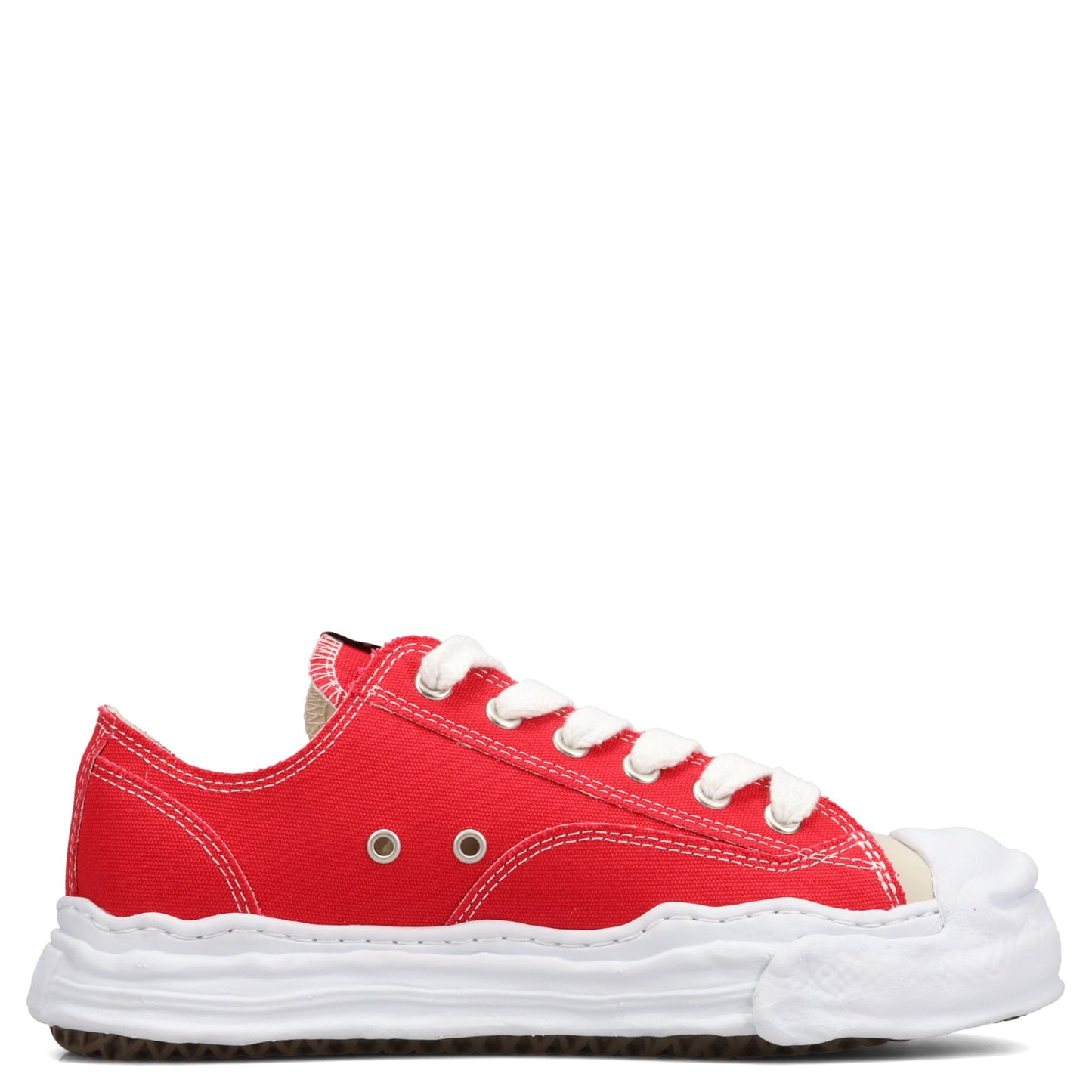 HANK / ORIGINAL SOLE CANVAS LOW-TOP SNEAKER / 046:RED