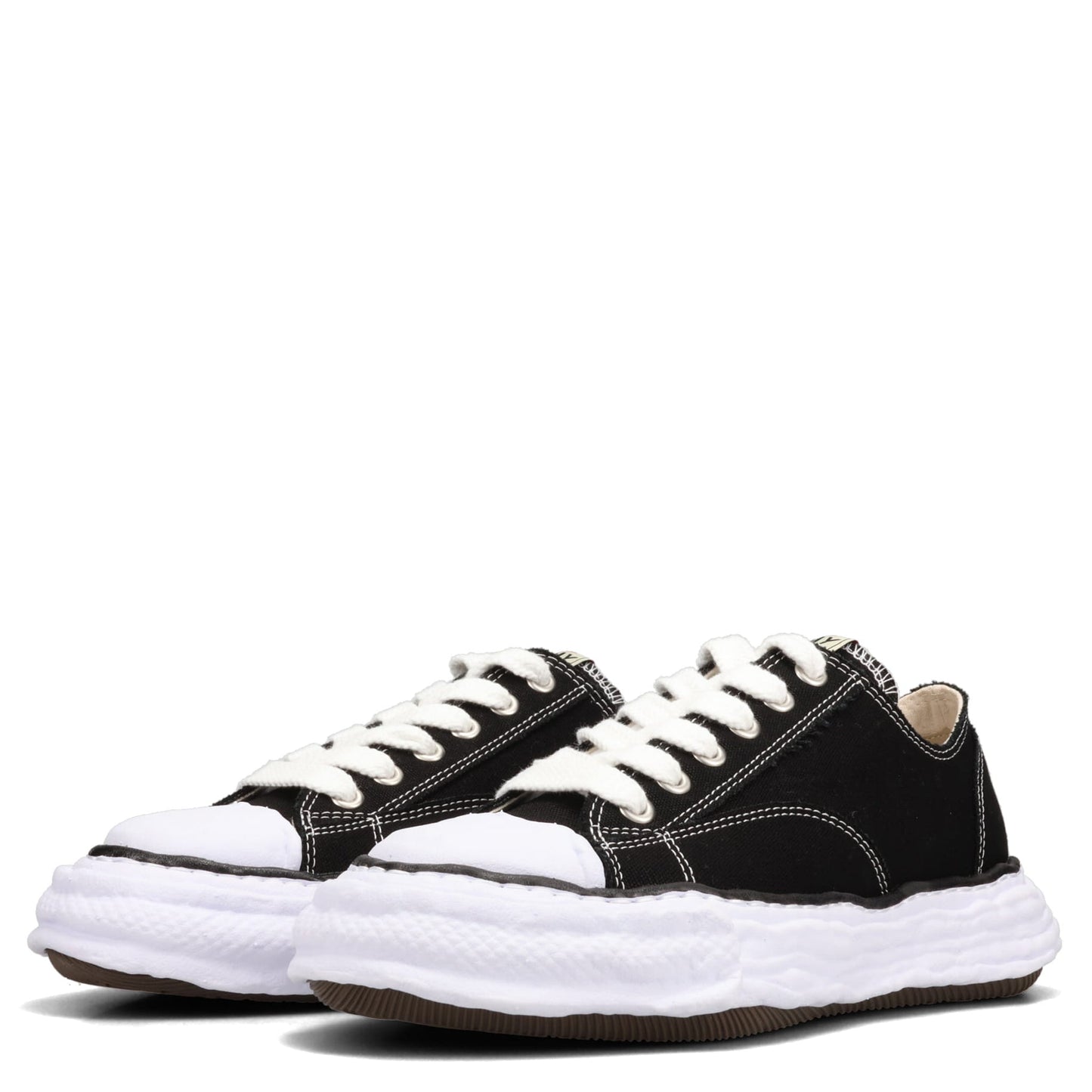 PETERSON 23 / ORIGINAL SOLE CANVAS LOW-TOP SNEAKER / 018:BLACK
