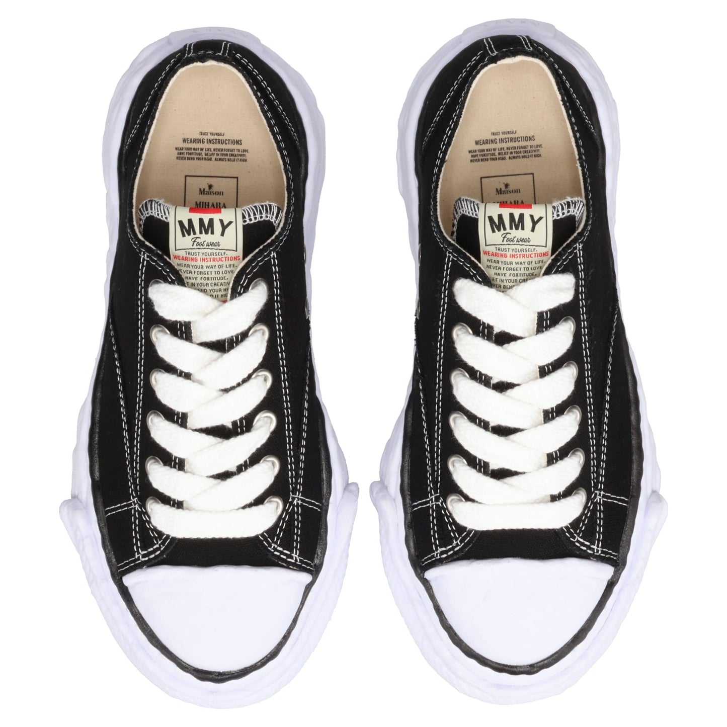 PETERSON 23 / ORIGINAL SOLE CANVAS LOW-TOP SNEAKER / 018:BLACK