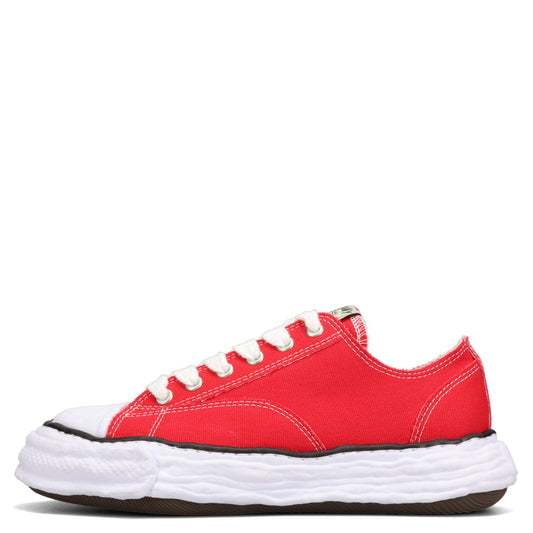 PETERSON 23 / ORIGINAL SOLE CANVAS LOW-TOP SNEAKER / 046:RED
