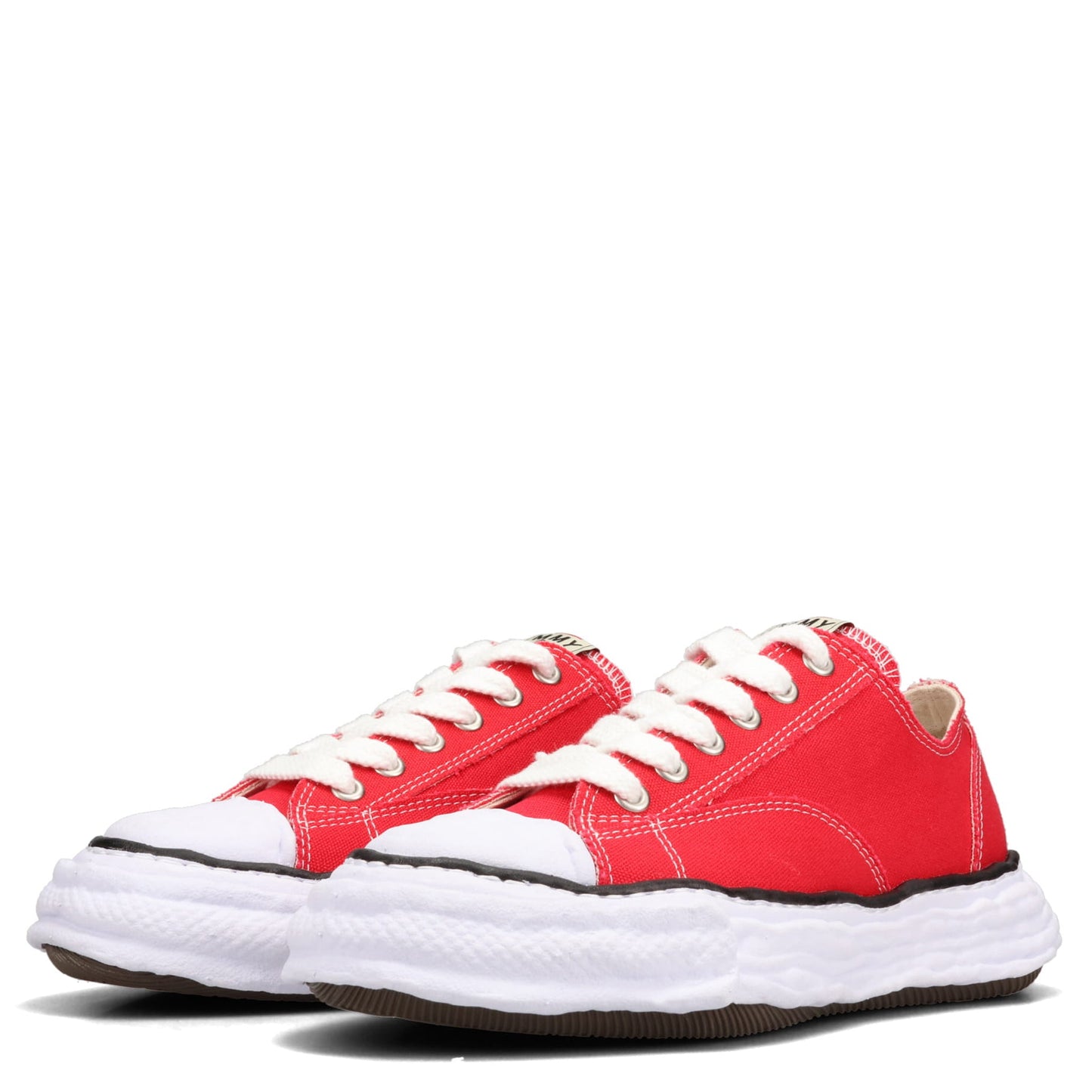 PETERSON 23 / ORIGINAL SOLE CANVAS LOW-TOP SNEAKER / 046:RED