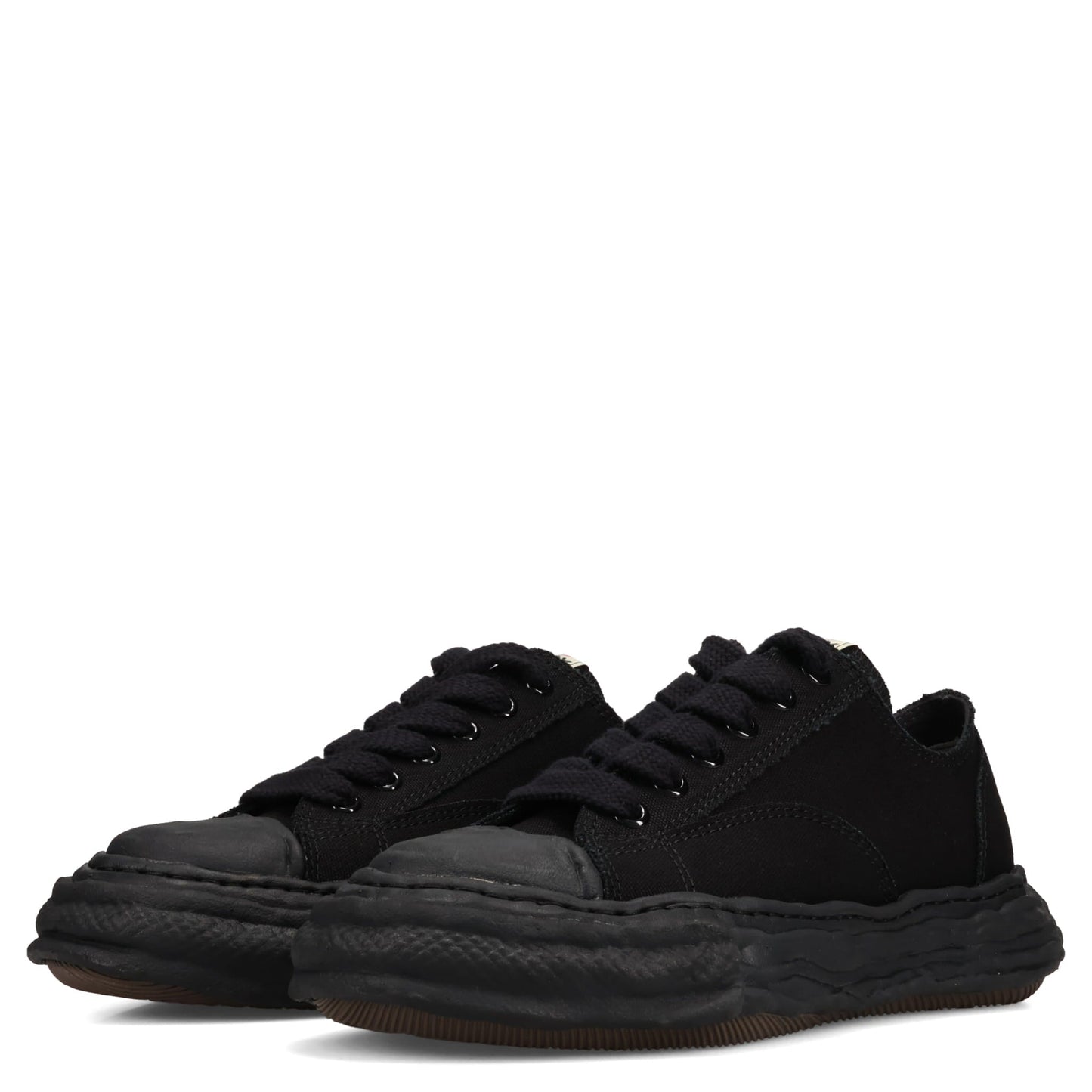 PETERSON 23 / ORIGINAL SOLE CANVAS LOW-TOP SNEAKER / 129:BLK/BLK